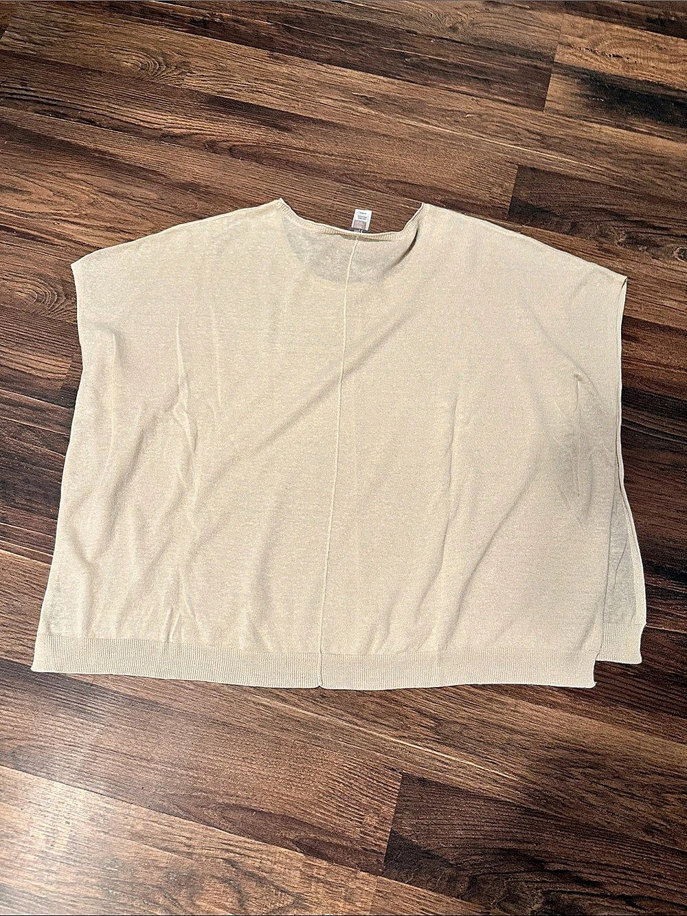J.Crew Beige Knit Sleeveless Sweater Size Medium